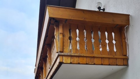 Balkon vorher