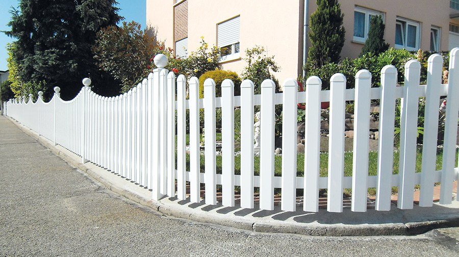 Zaun Stuttgart, Unterziehung, weiß