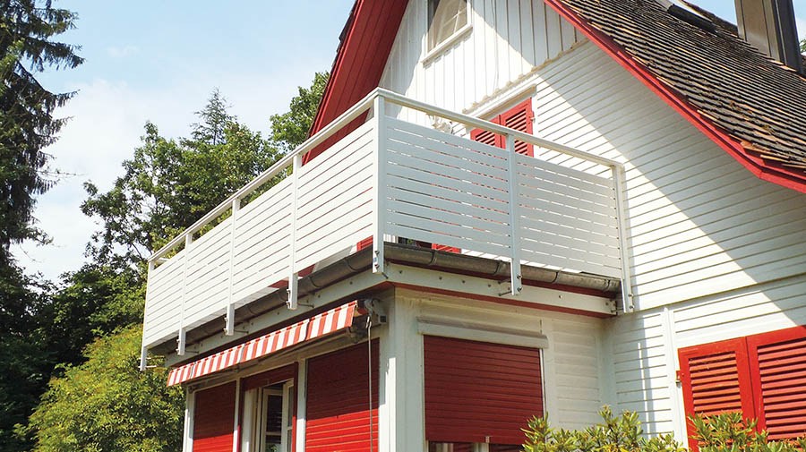 Balkongeländer Vegas, weiß