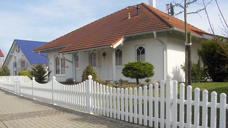 Zaun Stuttgart, Unterziehung, weiß