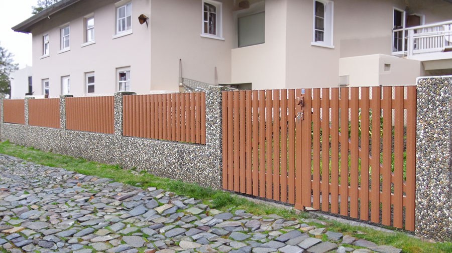 Zaun Paris, lehmbraun