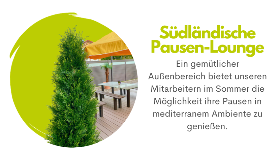 Südländische Pausen-Lounge