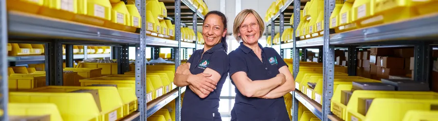 Mitarbeiter Kleinteilelager